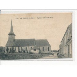 LA CHESNE : Eglise et Grande Rue - très bon état