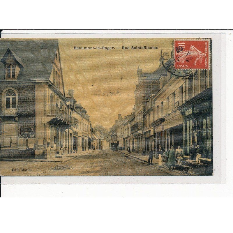 BEAUMONT-LE-ROGER : Rue Saint-Nicolas - très bon état