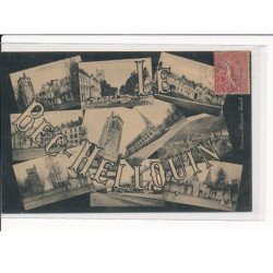 BEC-HELLOUIN : Carte Souvenir, Divers lieux de la Ville - très bon état