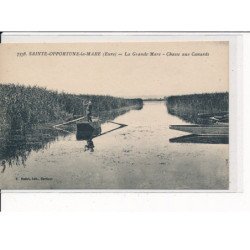 SAINT-OPPORTUNE-la-MARE : La Grande Mare, Chasse aux Canards - très bon état