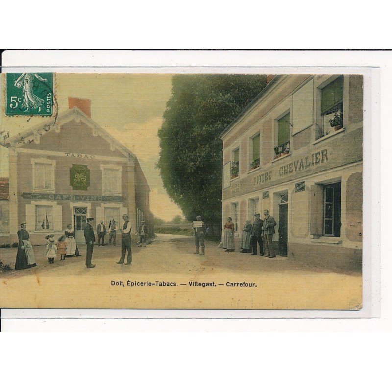 VILLEGATS : Maison Doit, Epicerie-Tabacs, Carrefour - très bon état