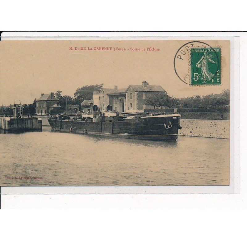 NOTRE-DAME-de-la-GARENNE : Sortie de l'Ecluse - très bon état