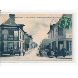 CONCHES : Le Carrefour St-Etienne et la Rue d'Evreux - très bon état