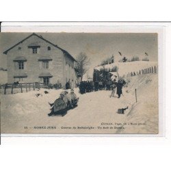 MOREZ-JURA : Course de Bobsleighs, un Bob de Dames - très bon état