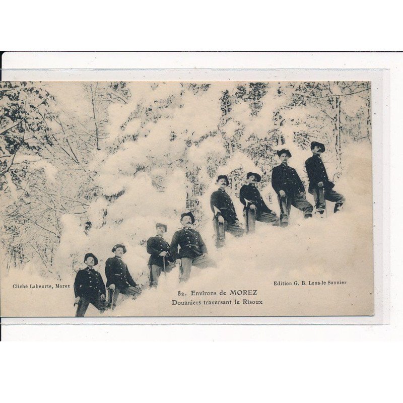 Douaniers Traversant le Risoux - très bon état