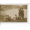 CASTETS : Photo Emile Vignes, Couples au bords de l'eau - très bon état