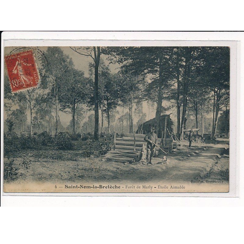 ST-NOM-LA-BRETECHE : Forêt de Marly, Etoile Aimable - très bon état