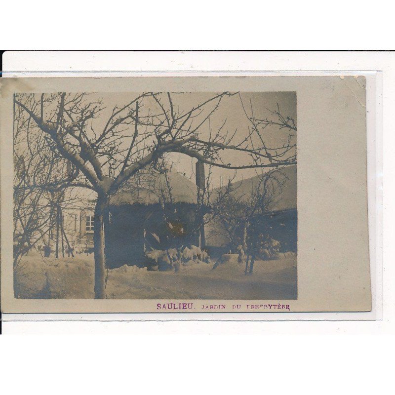 SAULIEU : Jardin du Presbytère - très bon état