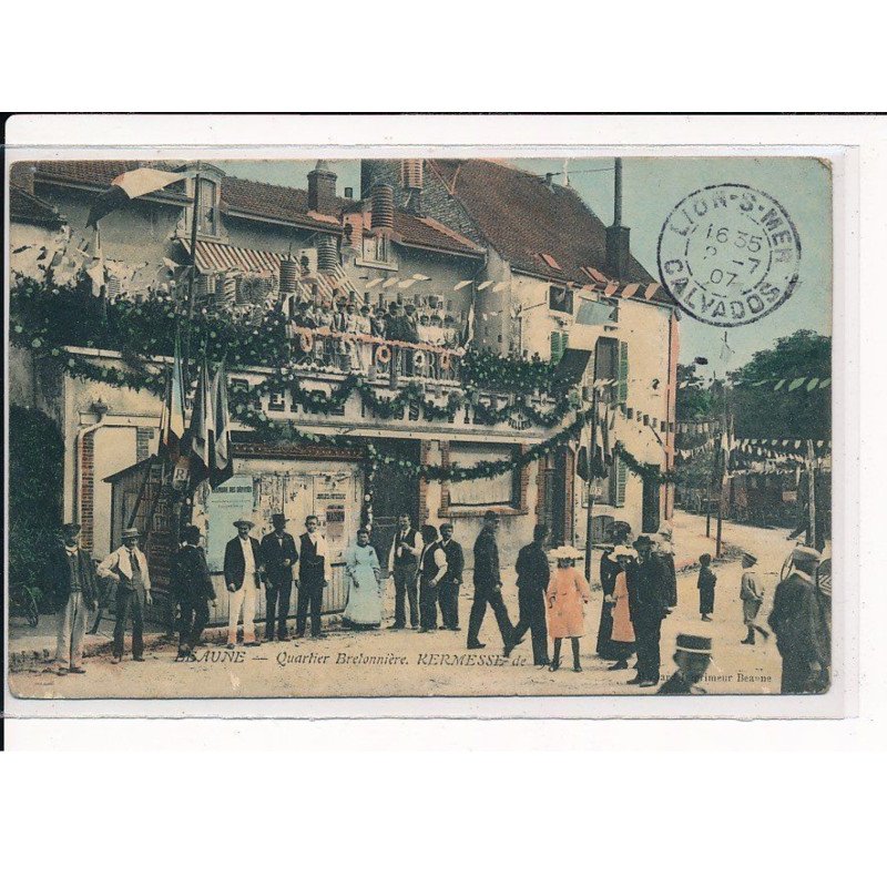 BEAUNE : Quartier Bretonnière, Kermesse de 1906 - très bon état