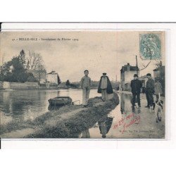 BELLE-ISLE : Inondations de Février 1904 - très bon état
