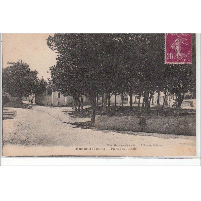 MONTAUT : place des Tilleuls - très bon état MONTAUT : place des Tilleuls - très bon état