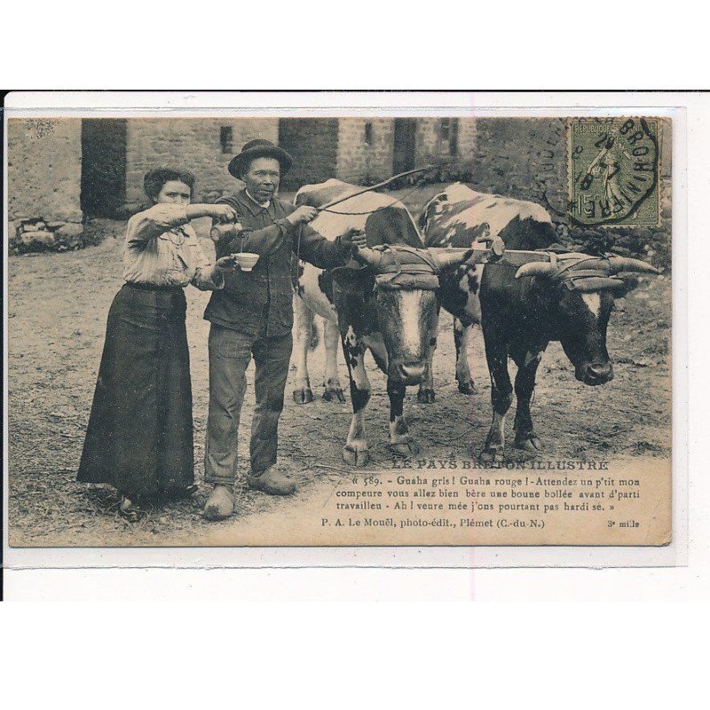 Couple de Paysans, à la Ferme - très bon état