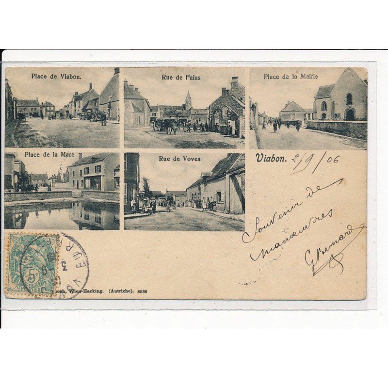 VIABON : Divers lieux de la Ville - état