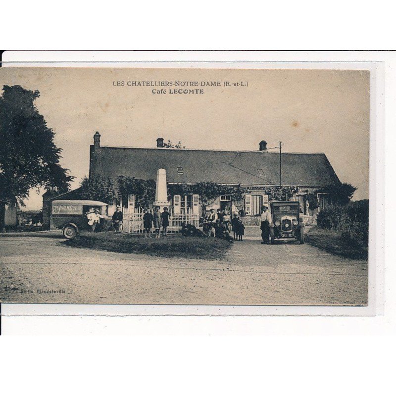 LES CHATELIERS-NOTRE-DAME : Café LECOMTE - très bon état