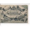 ABONDANT : Carte Souvenir, Divers lieux de la Ville - très bon état