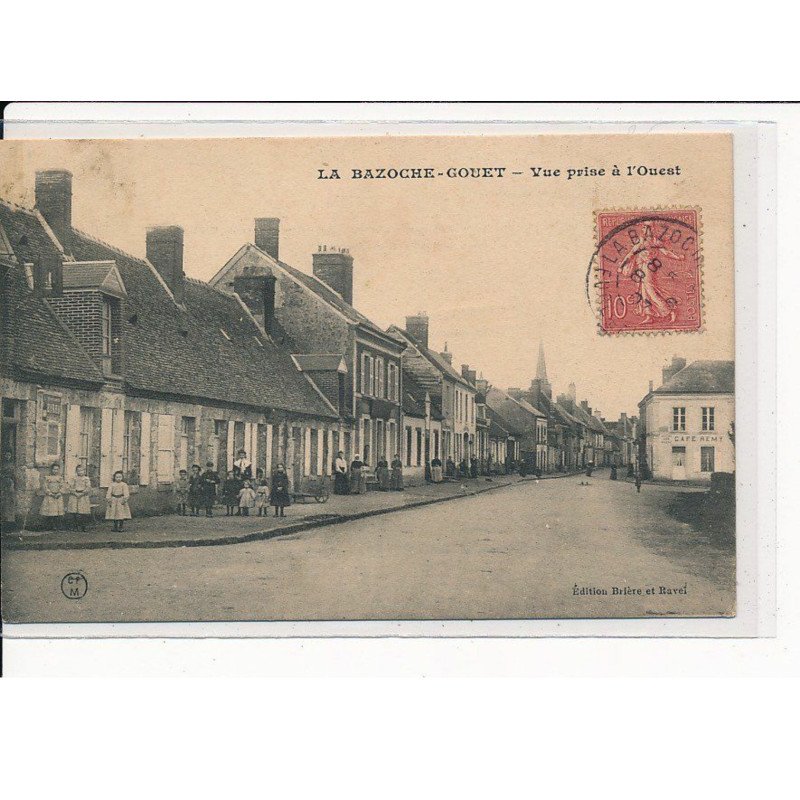 LA BAZOCHE-GOUET : Vue Prise à l'Ouest - très bon état