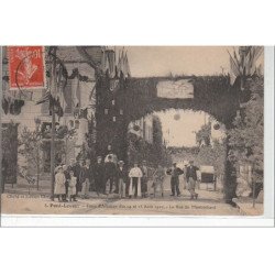 PONT LEVOY : fêtes d'aviation des 14 et 15 août 1910 - la rue Montrichard - très bon état
