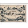 CHERISY : Carte Souvenir, Divers Lieux de la Ville - très bon état