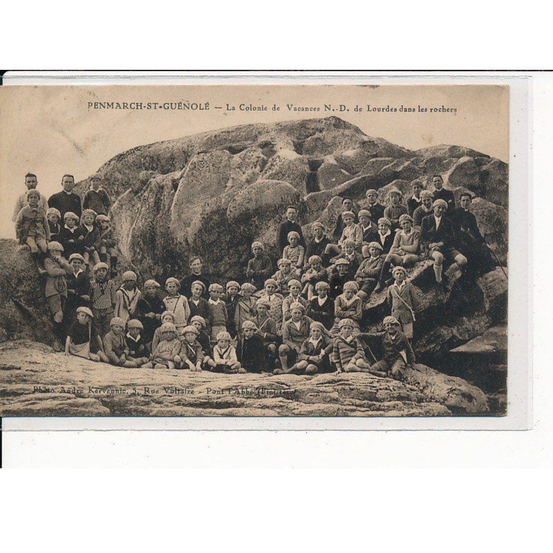 PENMARCH : Colonie de Vacances N.-D. de Lourdes, dans les Rochers - très bon état