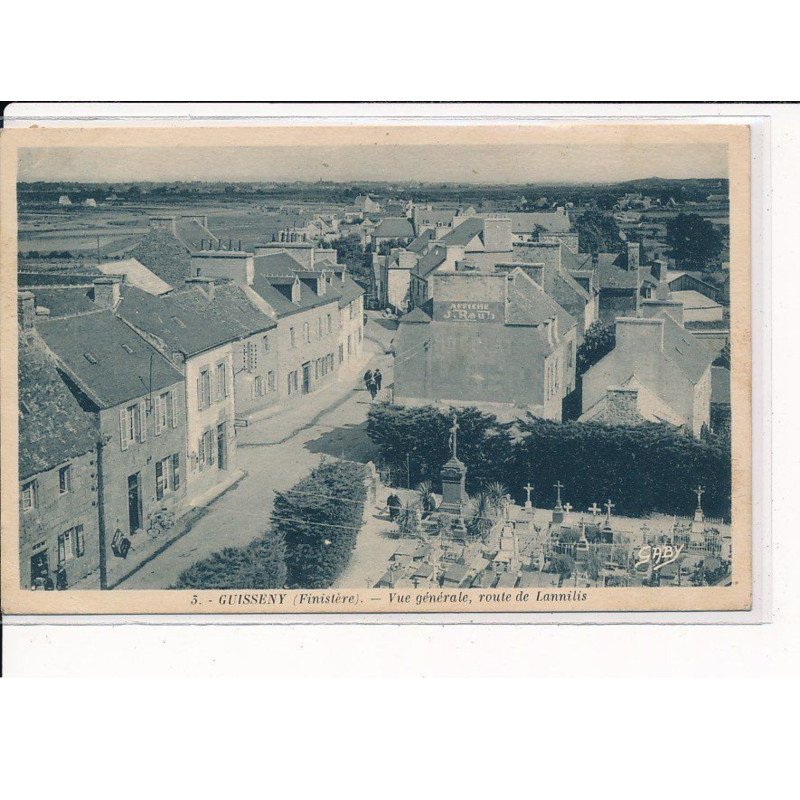 GUISSENY : Vue Générale, route de Lannilis - très bon état