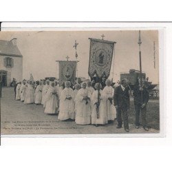 LA POINTE DU RAZ : Les fêtes de l'Inauguration de la Statue de Notre-Dame des Naufragés, la procession - très bon état