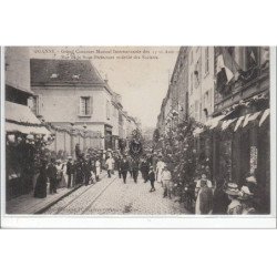 ROANNE : grand concours musical international des 15-16 août 1908 - rue de la Sous Préfecture - très bon état