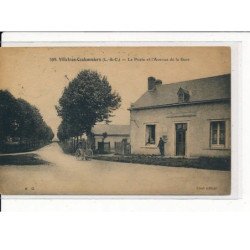 VILLETRUN-COULOMNIERS : La Poste et l'Avenue de la Gare - très bon état