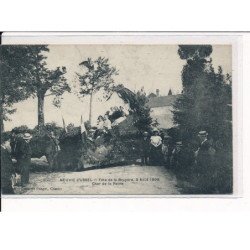 NEUVIC D'USSEL : Fête de la Bruyère, 9 Août 1908, Char de la Reine - très bon état