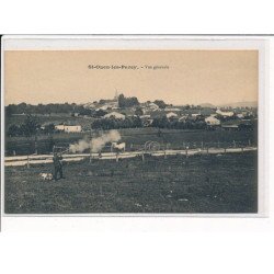 SAINT OUEN-LES-PAREY : Vue générale, Chasseur et son chien - très bon état