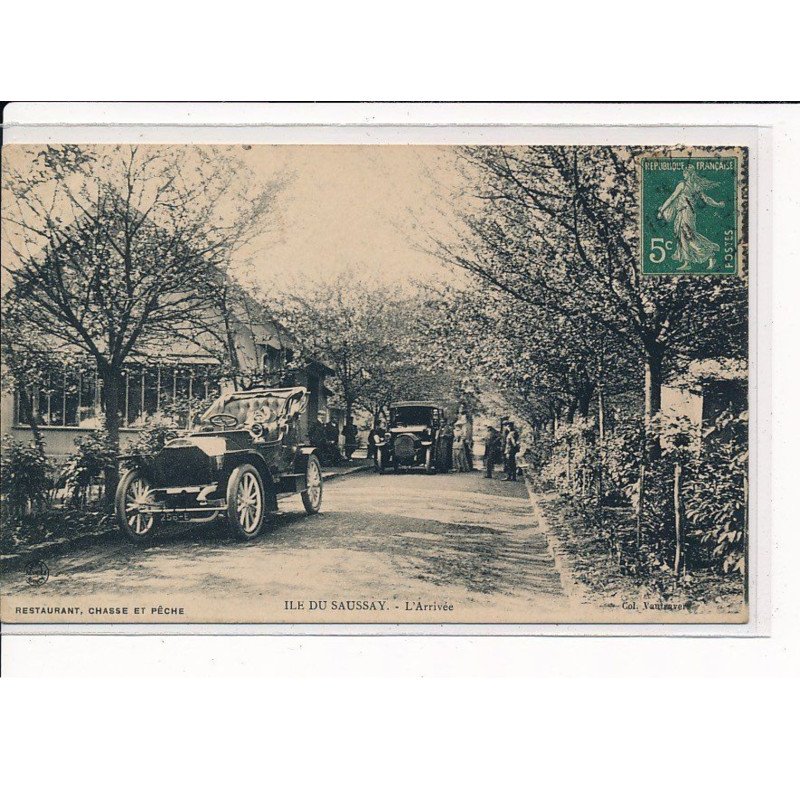 ITTEVILLE : Ile du Saussay, L'Arrivée - état
