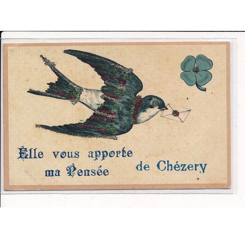 Carte souvenirs de CHEZERY - très bon état