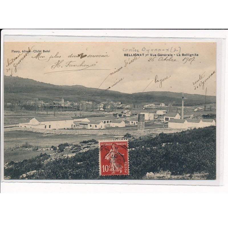 BELLIGNAT : Vue générale, La Bellignite - très bon état
