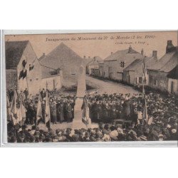 MARCHE : inauguration du Monument du 37°- 2 décembre 1910 - MILITAIRE - très bon état