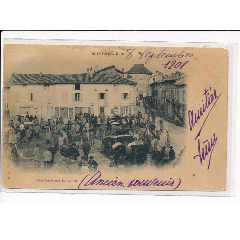 MONTMERLE : Une foire aux chevaux - très bon état