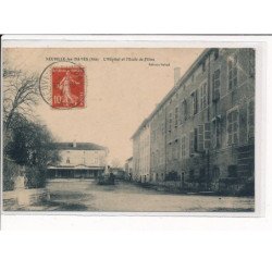 NEUVILLE-les-DAMES : L'Hôpital et l'Ecole de Filles - très bon état