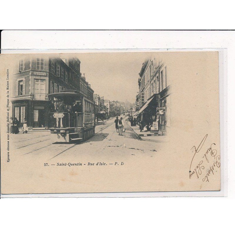 SAINT-QUENTIN : Rue d'Isle - très bon état