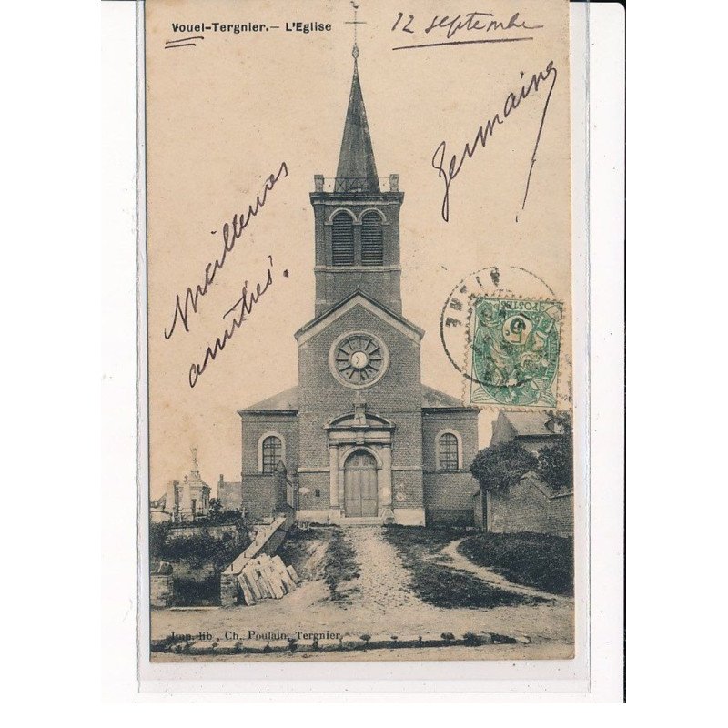 VOUEI-TERGNIER : L'Eglise - très bon état