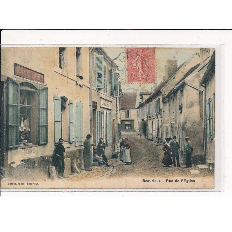 BEAURIEUX : Rue de l'Eglise - très bon état