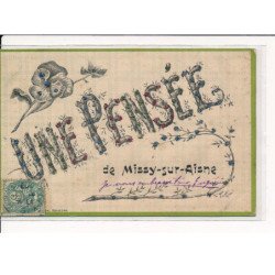 MISSY-sur-AISNE : Carte Souvenir - très bon état