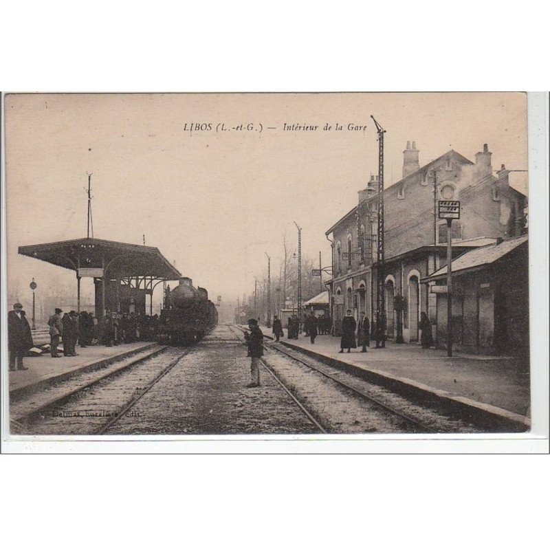 LIBOS : intérieur de la gare - très bon état