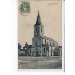 LE MAYET-D'ECOLE : Eglise et Place - très bon état