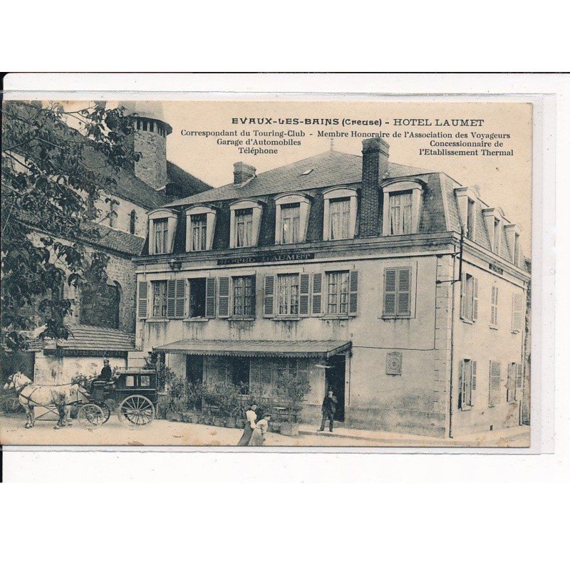 EVAUX-les-BAINS : Hôtel Laumet - très bon état