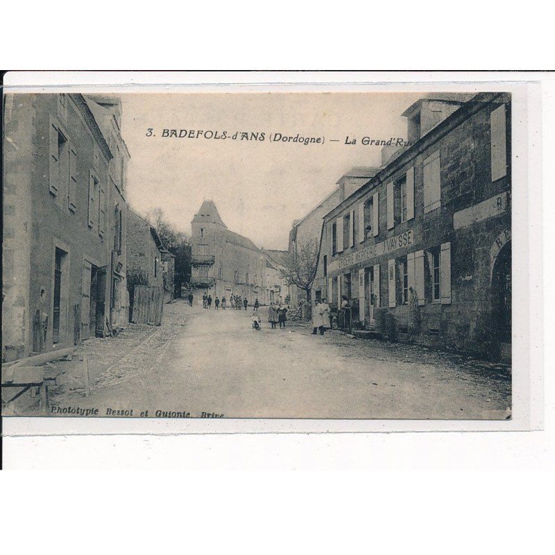 BADEFOLS-d'ANS : La Grand'Rue - très bon état