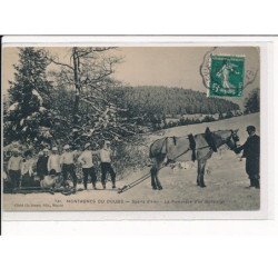 Montagnes du Doubs, Sports d'hiver, la Remorque d'un Bobsleigh - très bon état