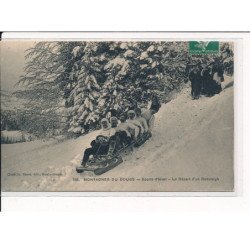 Montagnes du Doubs, Sports d'hiver, le Départ d'un Bobsleigh - très bon état