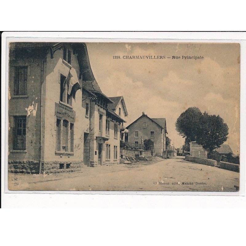 CHARMAUVILLERS : Rue Principale - état