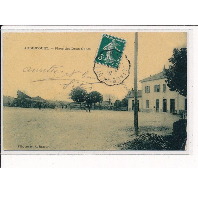 AUDINCOURT : Place des Deux Gares - très bon état