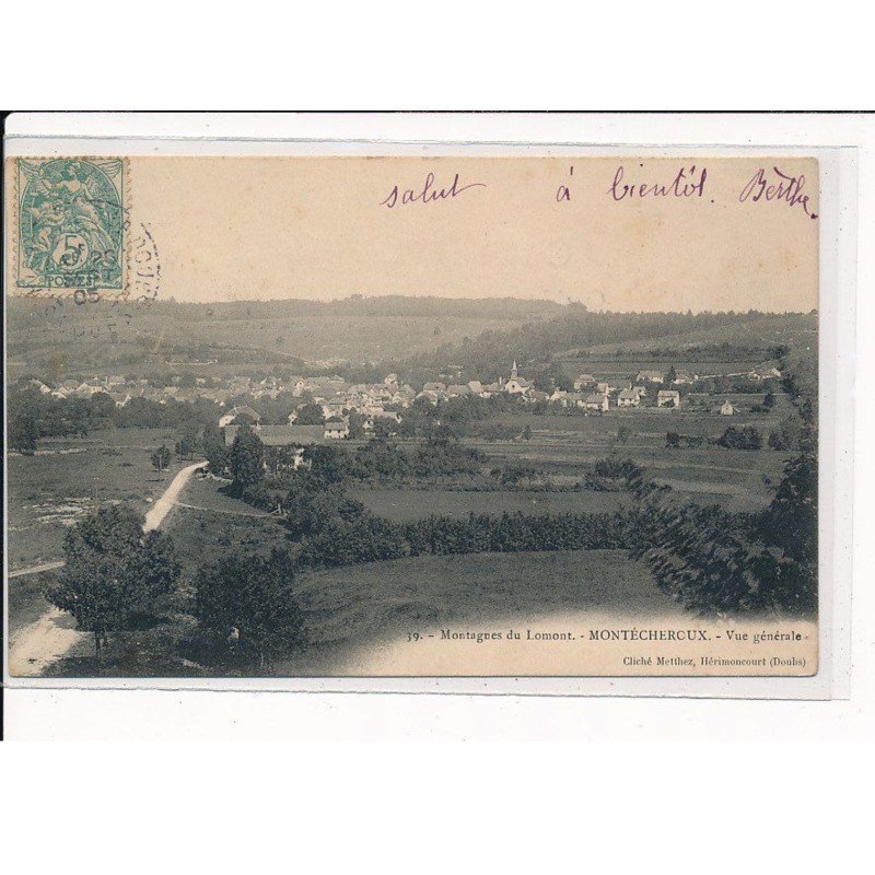 MONTECHEROUX : Vue Générale - très bon état