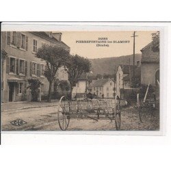 PIERREFONTAINE-les-BLAMONT : Une rue du Village - très bon état