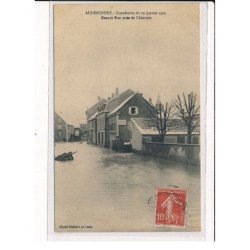 AUDINCOURT : Inondation du 20 Janvier 1910, Grande Rue prise de l'Abattoir - très bon état